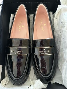 Kate Spade Quinn Lug Loafers - size 9.5